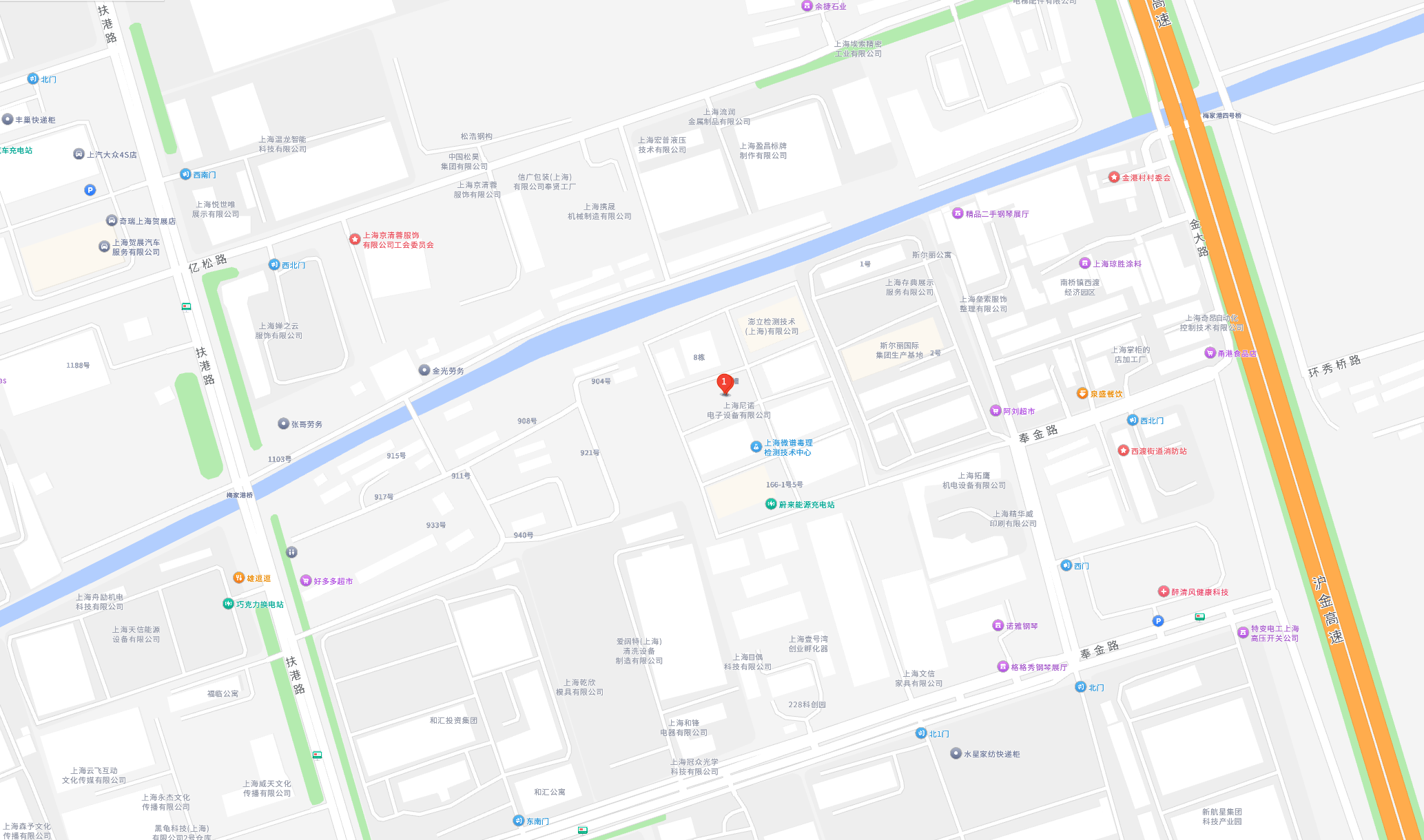 公司位置地图